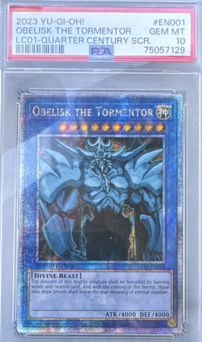 Obelisk The Tormentor Yu-Gi-Oh! TCG Professional Sports