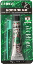 Clubman Moustache Wax Neutral 0.50 oz (Pack of 10)