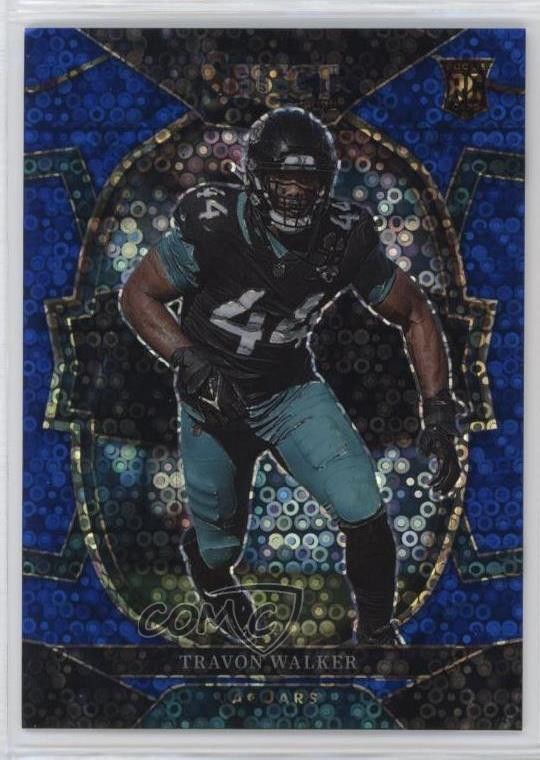 2022 Panini Select Concourse Blue Disco Prizm 8/25 Travon Walker #42 n0c