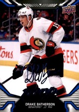 2022-23 Upper Deck MVP #129 Drake Batherson Blue Script