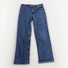 Wonder Nation Jeans Boys 14 Husky Blue Relaxed Adjustable Waist 29x26