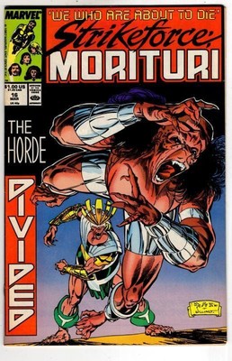 Strikeforce Morituri #16 1988 : Marvel