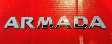 2005-15 Nissan Armada Rear Emblem Badge Decal Hatch Gate Wpeel Stick Supplied 2005-15 Nissan Armada Rear Emblem Badge Decal Hatch Gate Wpeel Stick Supplied