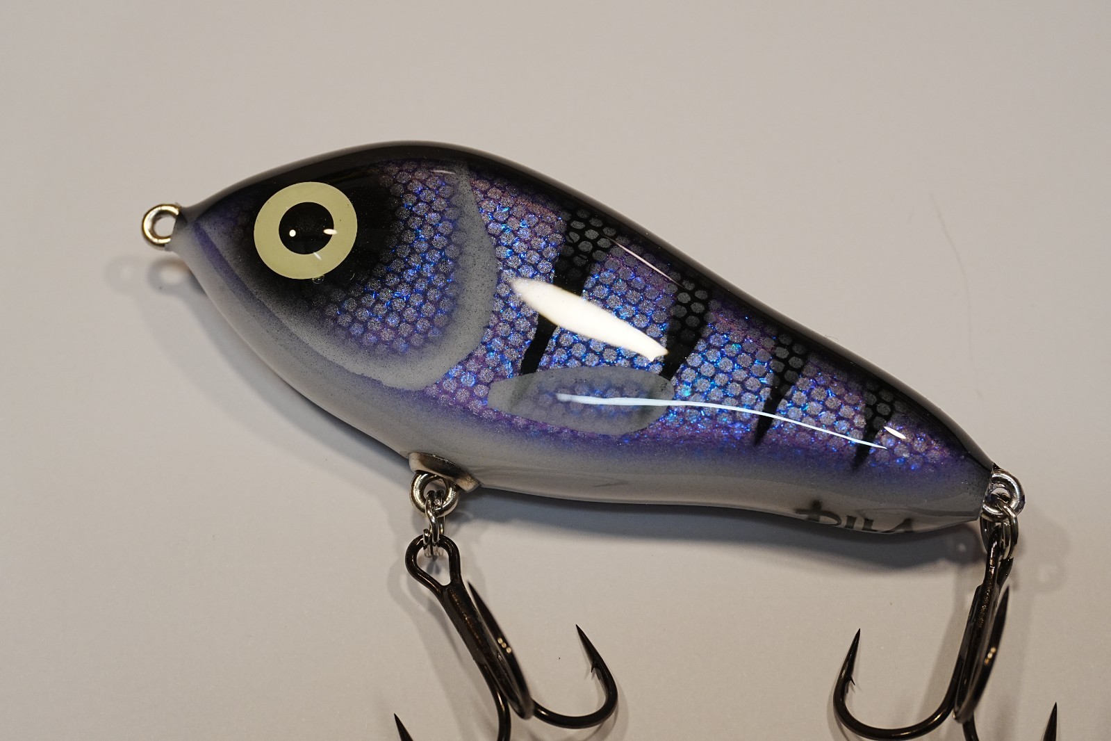 Handmade Pike Jerkbait 100mm 42g Custom Fishing Lure  Ghost Perch Kasper - Image 3