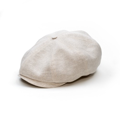 Sterkowski SHELBY 100% Leinen Ballonmütze |  Vintage Mütze Elegant Newsboy - Bild 15 von 36