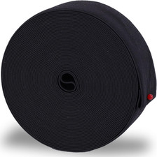 Sewing Elastic Band 1.5 Inch Black Knit Waistband Pants Waist High Elasticity 9