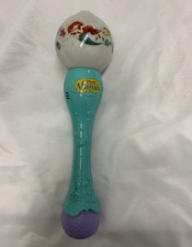 Disney Parks THE LITTLE MERMAID Musical Light-Up Bubble Blower Wand 13" Untested