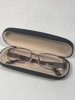 Safilo Emozioni Eyeglasses Frames Only  4342 0JSZ Women's Brown 54-16-135 Italy