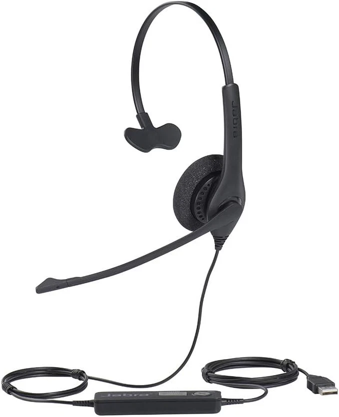 Jabra Biz 1500 USB-A On-Ear Mono Headset - Corded Headphone with Noise-cancellin - Image 3 of 4