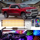 72LED RGB Interior Decor Neon Atmosphere Lights Strips Lamp For Dodge RAM 1500 