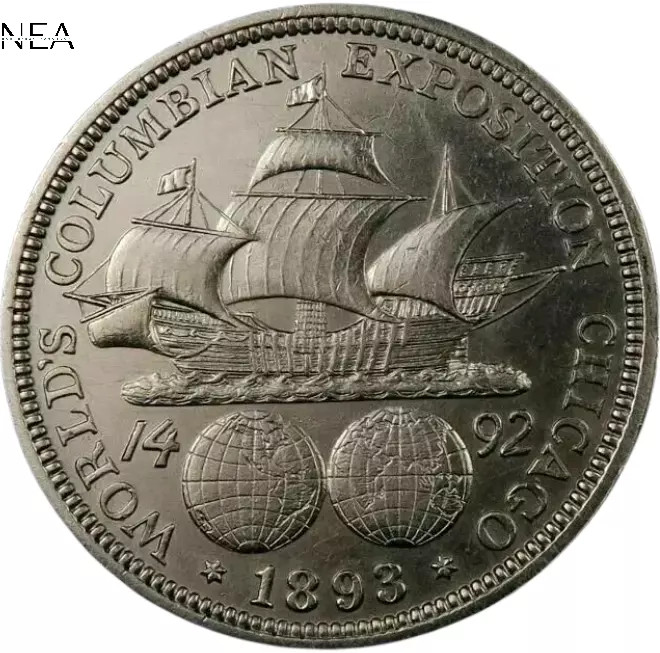 1893 Columbian Exposition Commemorative Half Dollar ~ Choice BU ~~ 90% Silver