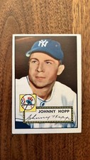 1952 Topps #214 Johnny Hopp YANKEES EX