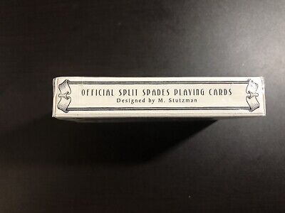 Split Spades Black Limited 1st Edition Playing Cards David Split Spades Black Limited 1st Edition Playing Cards David