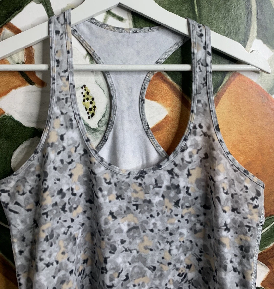 lululemon printed tank-top