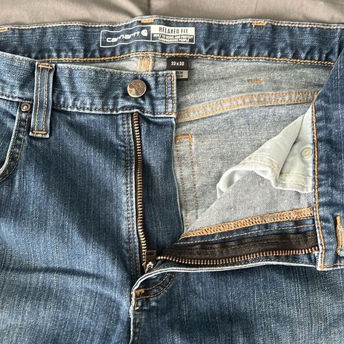 Carhartt Relaxed Fit Medium Wash Size 33 - Picture 2 of 8