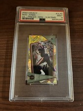 2021 Panini Legacy Mini  MAC JONES UNDER THE LIGHTS Yellow Diamond /10 SSP PSA 9