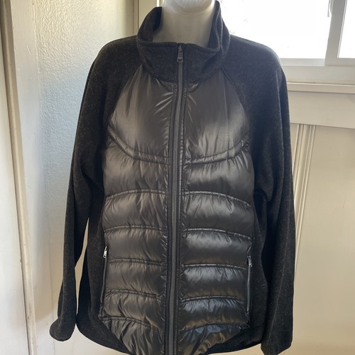 London Fog Womens Down Filled Sweater 