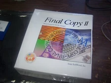 Commodore Amiga Final Copy II Word Processor on 3.5" Disks