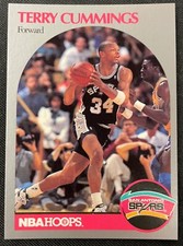 1990 NBA HOOPS TERRY CUMMINGS San Antonio Spurs CARD #266
