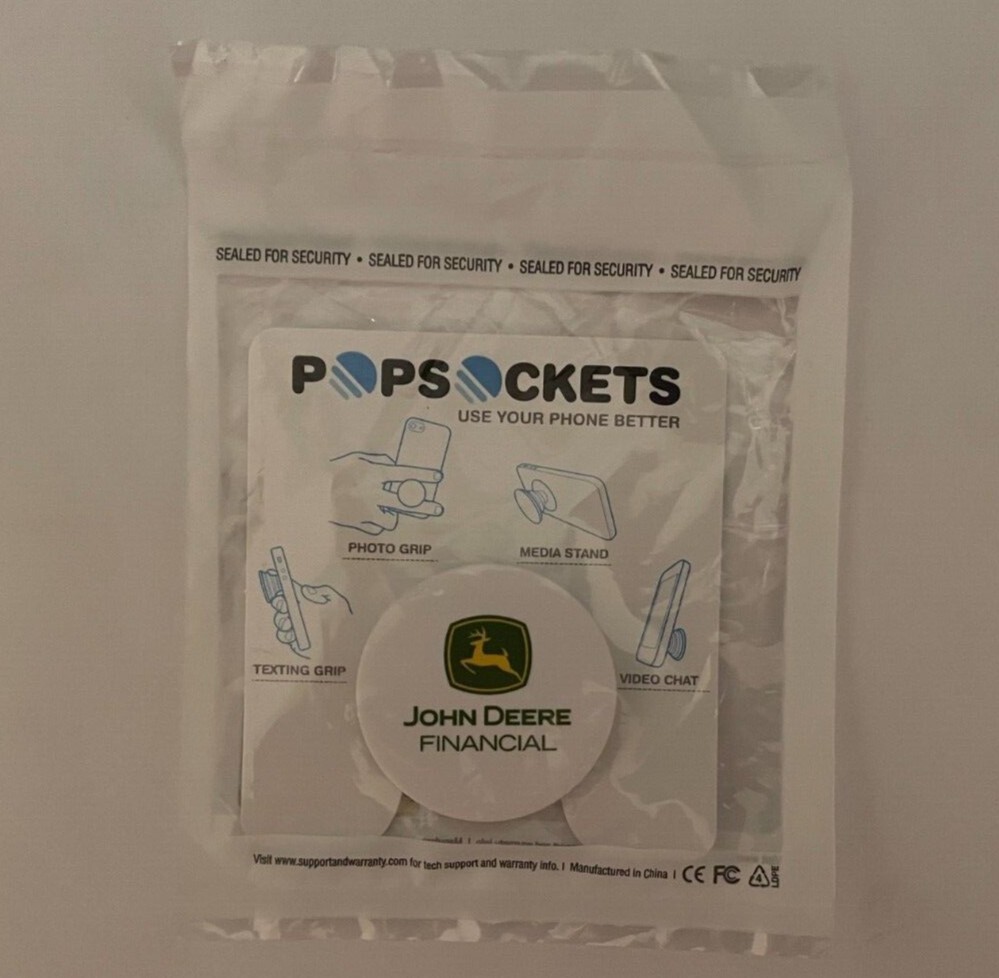 John Deere Financial PopSocket Phone Grip John Deere Licensed Product Pop Socket-image