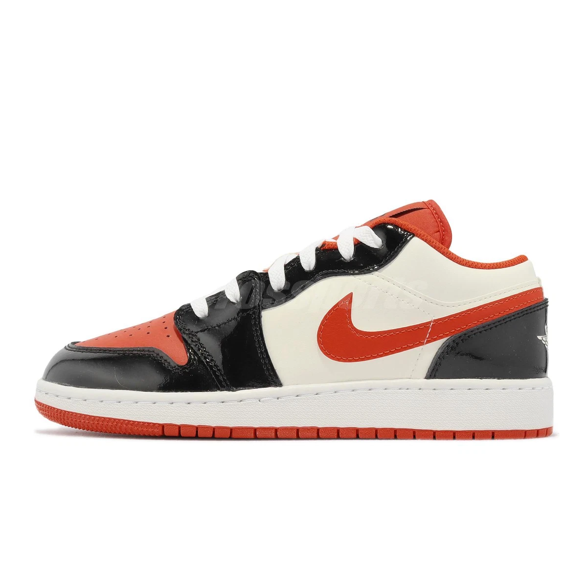 Nike Air Jordan 1 Low SE GS Halloween Team Orange Kids Women Casual  DV1335-800