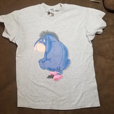 DISNEY STORE T-SHIRT SAD EORE MADE IN USA LARGE