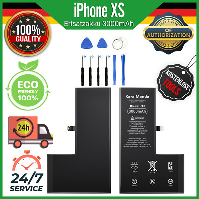 Akku Für iPhone XS Hohe Kapazität 3000mAh, iPhone 10S Hochwertige Batterie