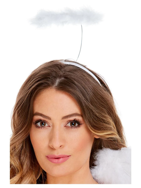 Angel Halo Weihnachten Weiß Damen Fancy Dress KostüM Accessoire Neu-image