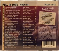 1542 COUNTRY   POCKET SONGS KARAOKE CDG  LOT MI