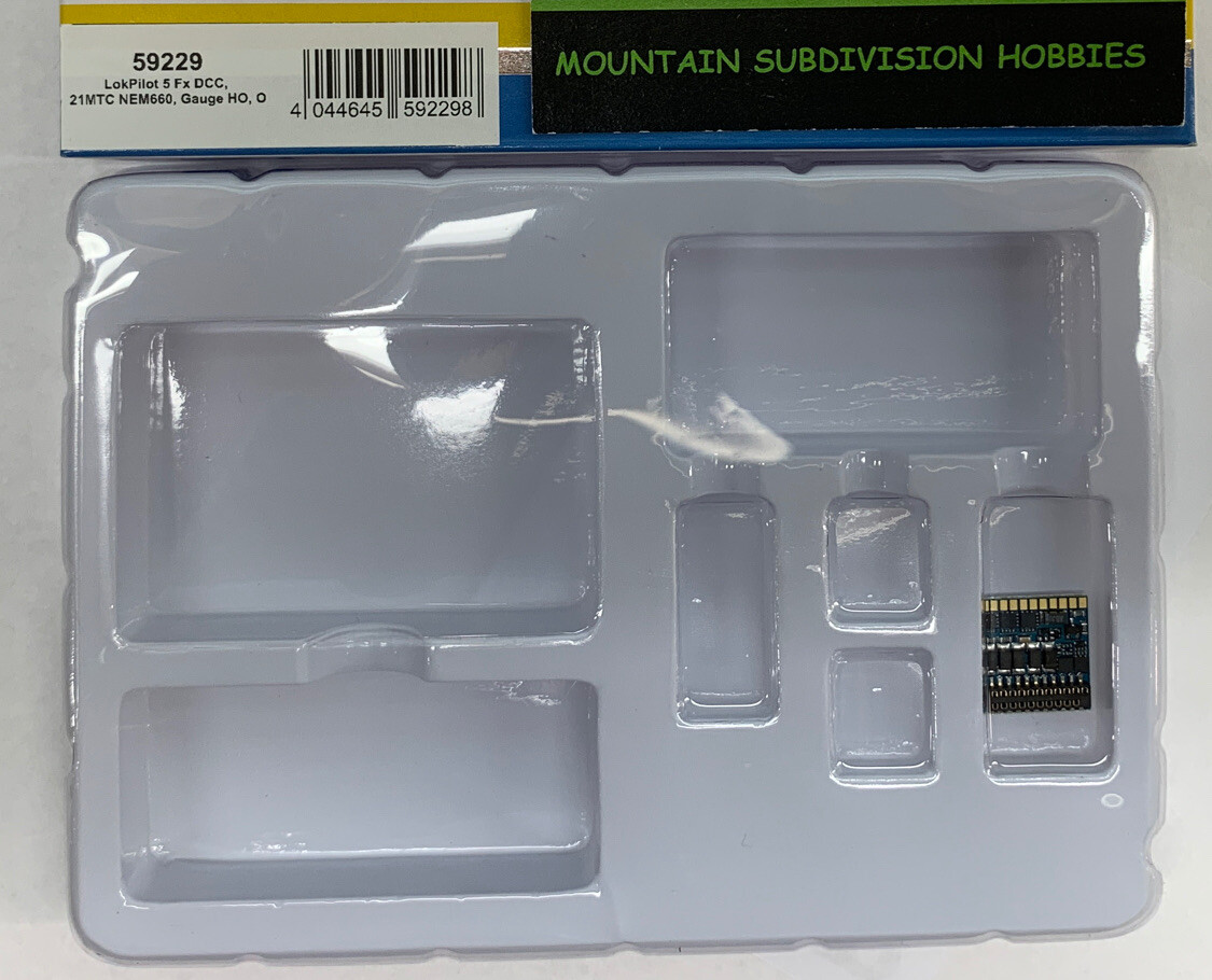 ESU 59229 Locomotive Driver FX 5.0 Function Decoder DCC 21mtc Nem