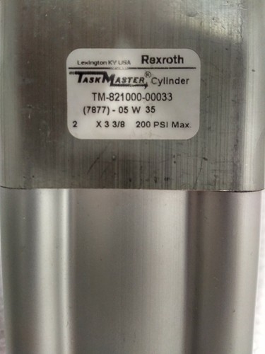 REXROTH AVENTICS TM-821000-00033 R432022241 PNEUMATIC TASK MASTER CYLINDER - Picture 3 of 5