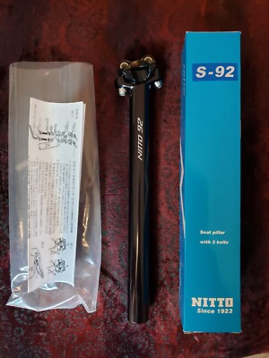 パーツ NITTO 92 seatpost (black) Nitto S92 zero-offset seatpost | Retrogression