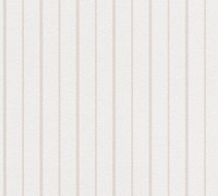 A.S. CréAtion Tapete Vliestapete 93535-1 Weiß Beige Stylisch Streifen