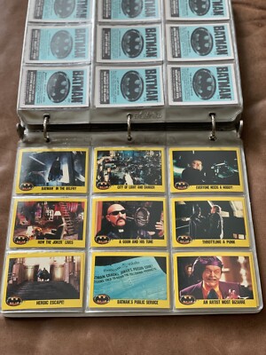 1989 Batman Movie Series 1 & 2 Complete Trading Card Sets