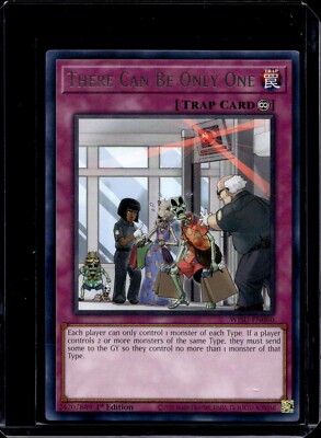 There Can Be Only One - WISU-EN060 - Rare Yugioh! Yu-Gi-Oh! Nice! 1st Edition