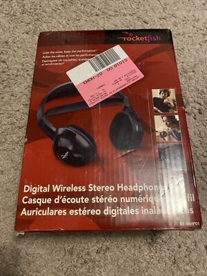 Rocketfish Digital Wireless Extended Range Stereo Headphones (RF-WHP01)