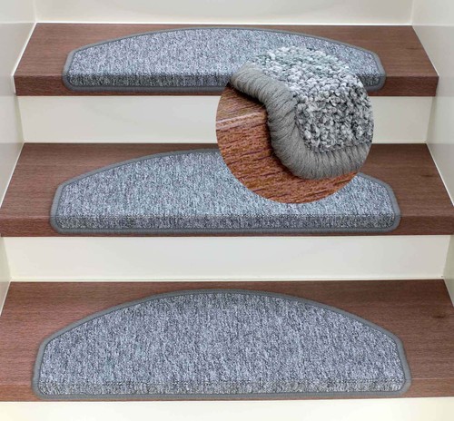 Stufenmatte Treppenmatte Treppenstufenmatte Rambo Halbrund - in 9 Farben - Bild 5 von 11