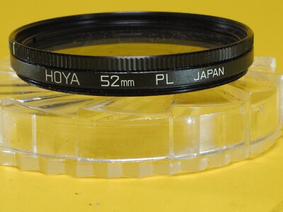 Hoya 52mm PL (Linear Polarizer) Camera Lens Filter,  Made In Japan