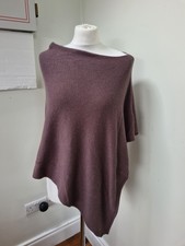 Rrp £90 Designer's Marc O'polo Poncho Cape Jacket Size 8/10 S/m Wool Blend