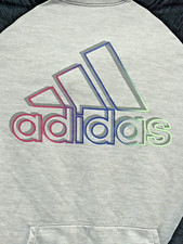 Adidas Youth Girls Sweatshirt Hoodie Size XLSize 16 Hooded Athleisure