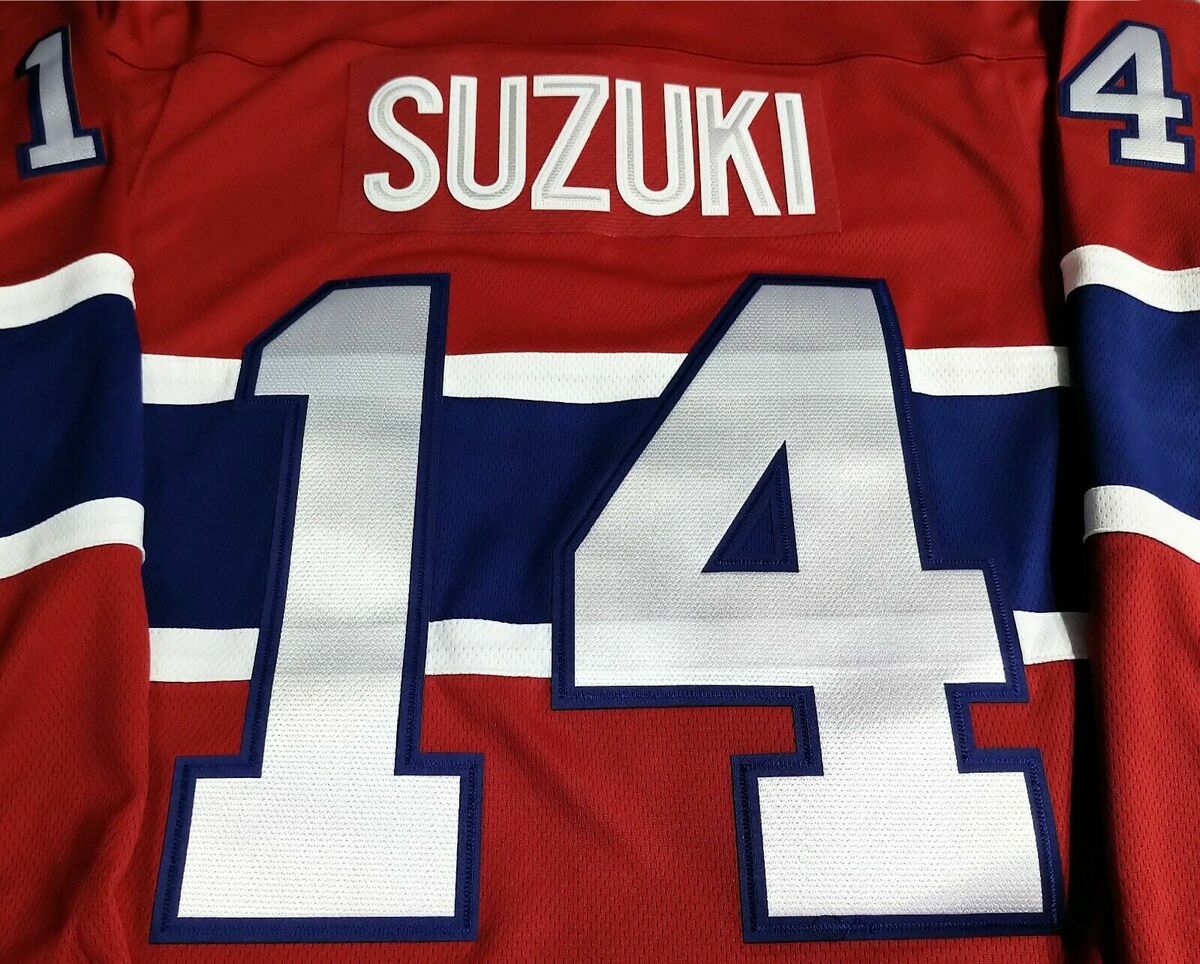 Nick Suzuki Signed 2021 Montreal Canadiens Reverse Retro Adidas Auth. Jersey