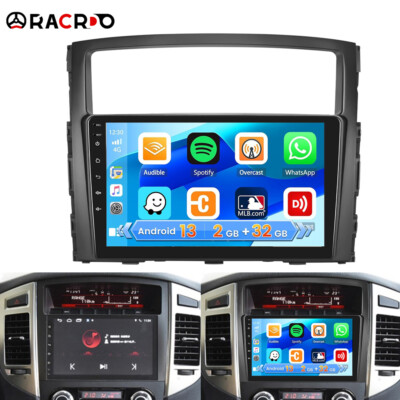 Für Mitsubishi PAJERO 2006-2017 Autoradio Android 13 Carplay GPS Navi WIFI BT FM