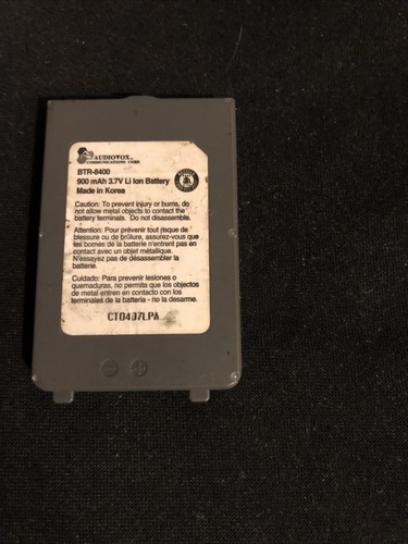 Audiovox BTR-8400 Replacement Li-Ion Battery 3.7V 900mAh for CDM-8400 CDM-8425