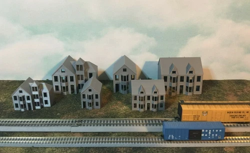 VICTORIAN HOUSE #1 City or Country Building Z Scale 1:220 - No Assembly Required