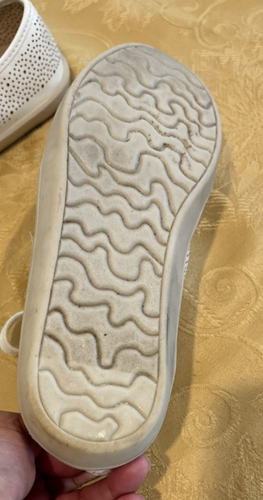 Women's LC Lauren Conrad White Fashion Sneakers Perforated Sz 8 Tennis Shoes. - Picture 7 of 8