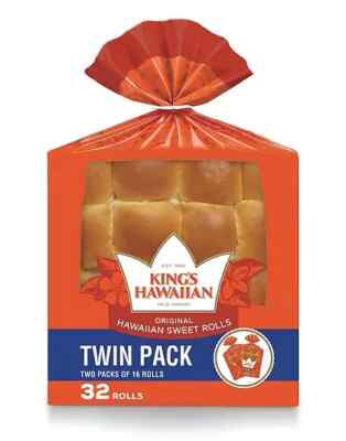King's Hawaiian Original Dinner Rolls 32 ct.