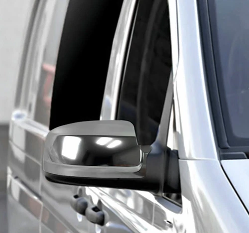 Abs Chrome Mirror Cover 2 Pcs(Without Signal)  FOR Mercedes Vito W639 2010-2014 - Picture 2 of 7
