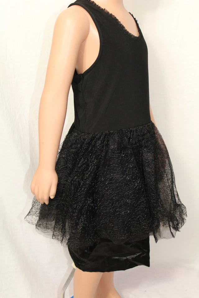 Elisa B. Vestido Estilo 3845 Niñas Talla 8 Nuevo con Etiquetas Color Negro Con Encaje  Foto 4 de 4