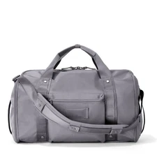 Dagne Dover Monaco Garment Duffle Bag Ash Gray MSRP $400