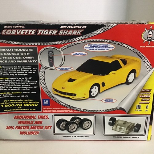 Nikki Radio Control Corvette Tiger Shark Mini Evolution Kit 49MHz - Picture 2 of 2